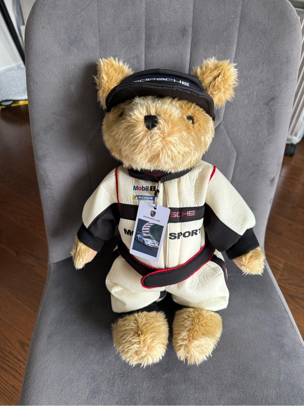 Porsche Teddy Bear with Serial Number Limited Edition Collectible All New